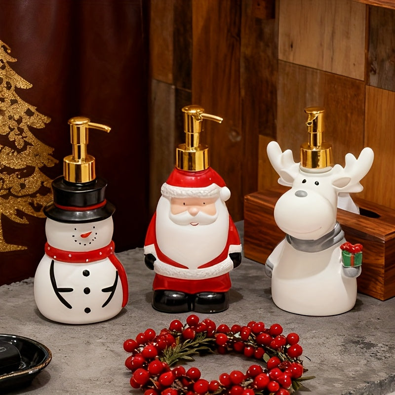 Dispenser de sabonete Boneco de Neve