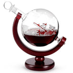 Decanter de Bebidas em Forma de Globo de Vidro Borosilicato