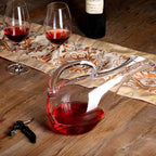 Decanter de Vinho 1,7L Vidro Inclinado C/ Alça