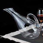 Decanter de Vinho 1,7L Vidro Inclinado C/ Alça