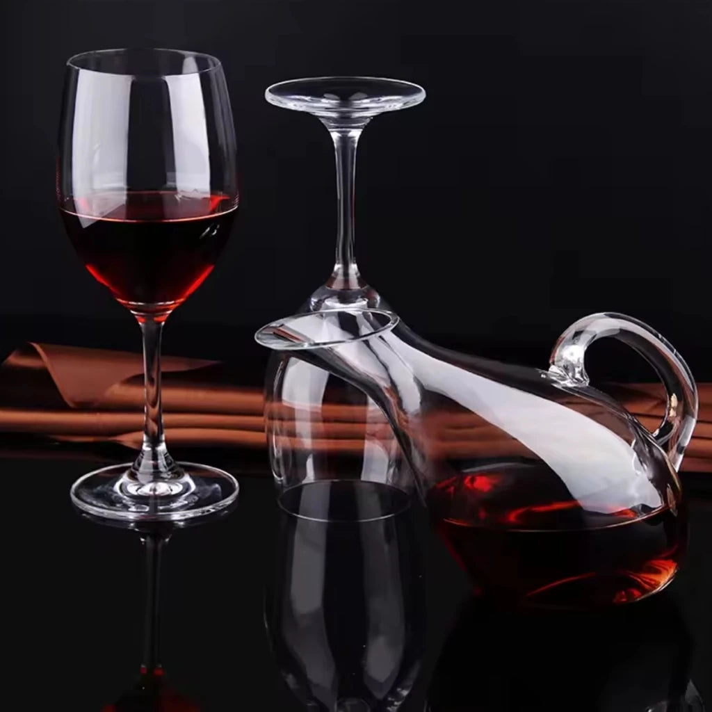 Decanter de Vinho 1,7L Vidro Inclinado C/ Alça