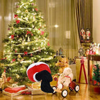 Decoração de Árvore de Natal Pernas de Papai Noel - Casa Stony