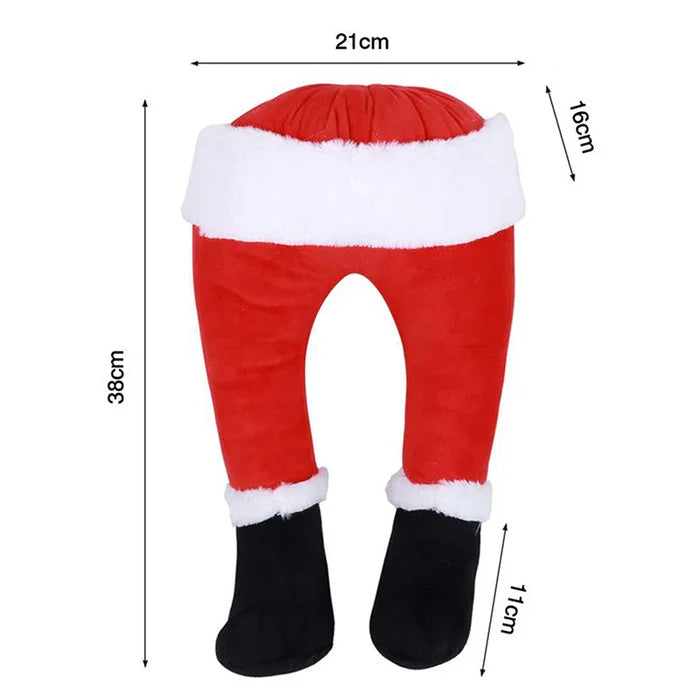 Decoração de Árvore de Natal Pernas de Papai Noel - Casa Stony