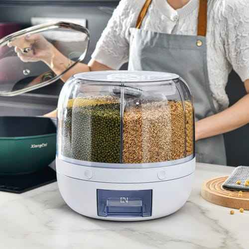 Dispensador Porta Alimentos e Cereais Giratório