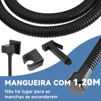 Ducha Higiênica para Banheiro Preta Black