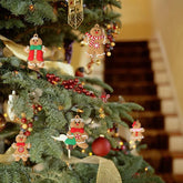 Enfeite Árvore de Natal Biscoito - 12 Unidades