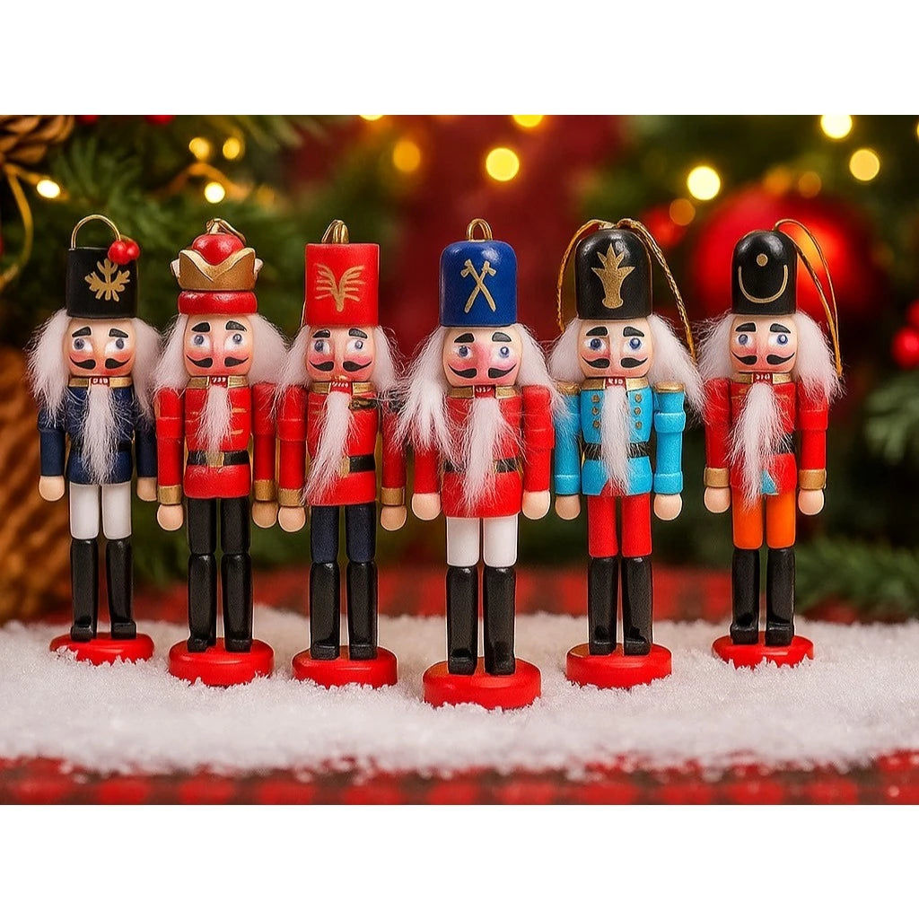 Enfeite de Natal Soldado Quebra Nozes Kit Decorativo