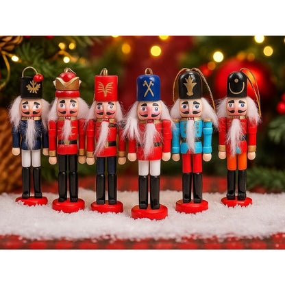 Enfeite de Natal Soldado Quebra Nozes Kit Decorativo