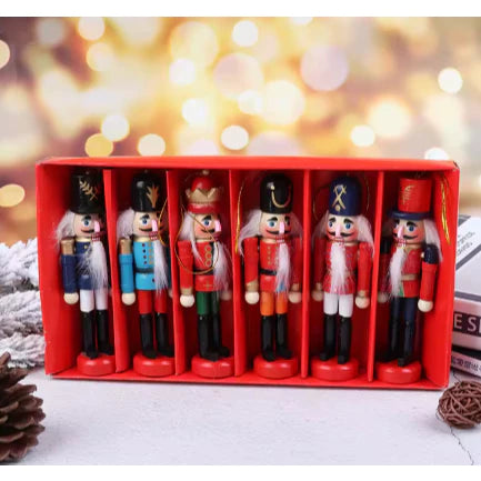 Enfeite de Natal Soldado Quebra Nozes Kit Decorativo