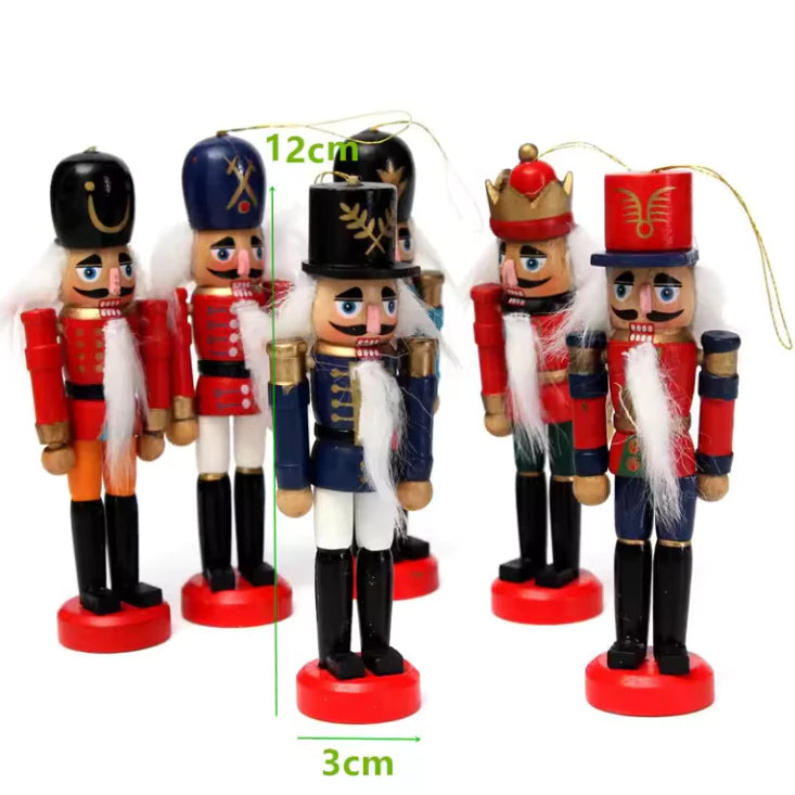 Enfeite de Natal Soldado Quebra Nozes Kit Decorativo
