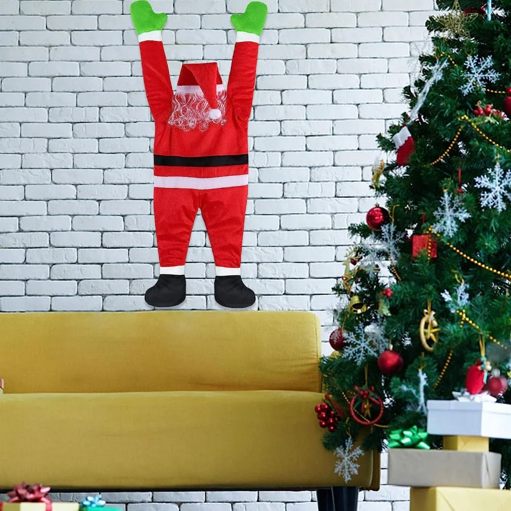 Enfeite Papai Noel Pendurado Escalada - Casa Stony