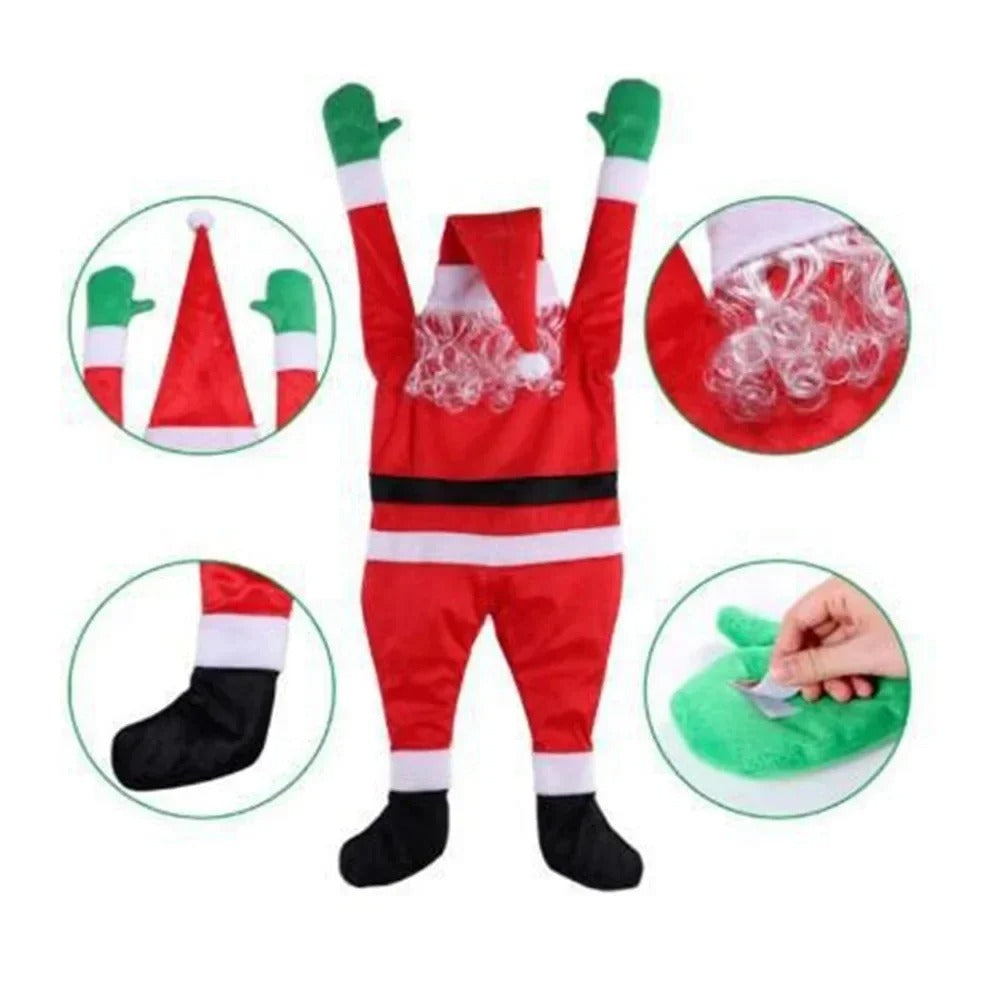 Enfeite Papai Noel Pendurado Escalada - Casa Stony