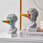 Escultura Grega Decorativa David Sorvete - Casa Stony