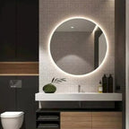 Espelho para Banheiro Redondo Com Led - Casa Stony