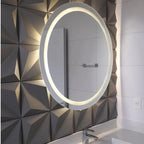 Espelho Redondo para Banheiro com LED Integrada Touch Screen - Casa Stony