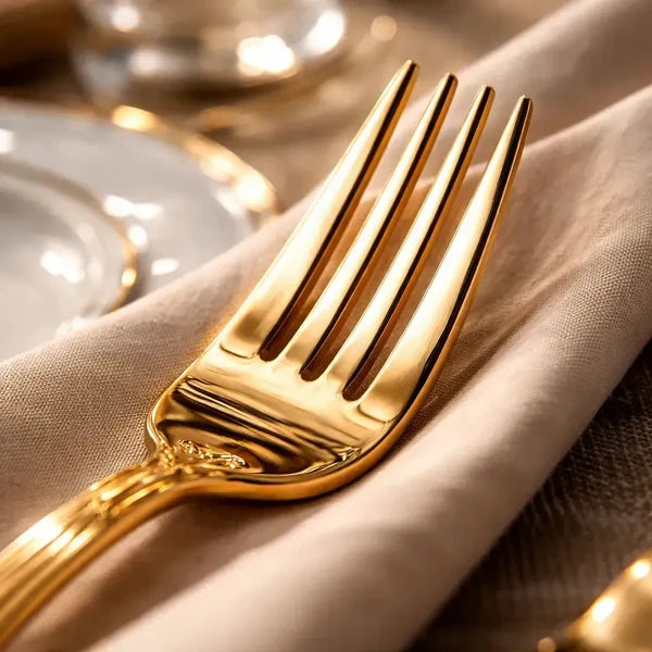 Faqueiro Inox 24 Peças com Maleta e Detalhe Premium