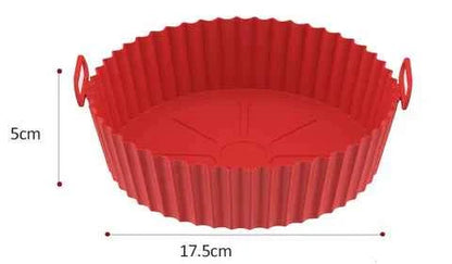Kit com 3 Formas de Silicone para Air Fryer