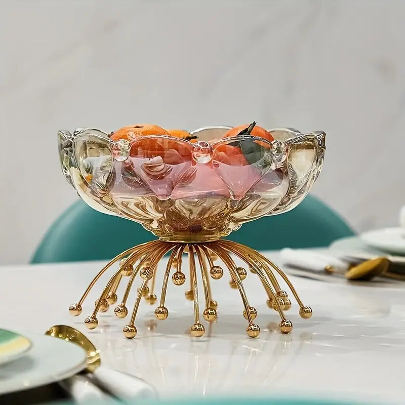Fruteira de Mesa em Vidro Luxo