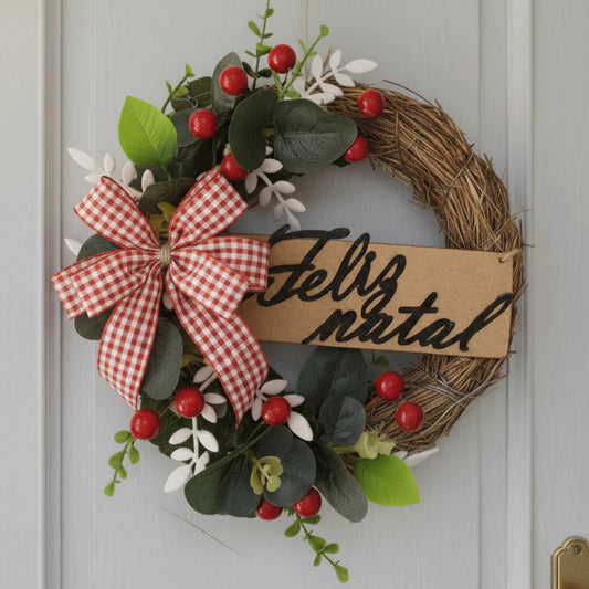 Guirlanda para Natal Porta Entrada Luxo