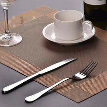 Jogo Americano para Mesa Posta em PVC Metalizado