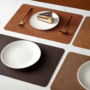 Jogo Americano Retangular em Couro