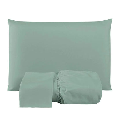 Jogo De Lençol Casal 3 Peças 200 Fios com Elástico Padrão Cama Box - Casa Stony