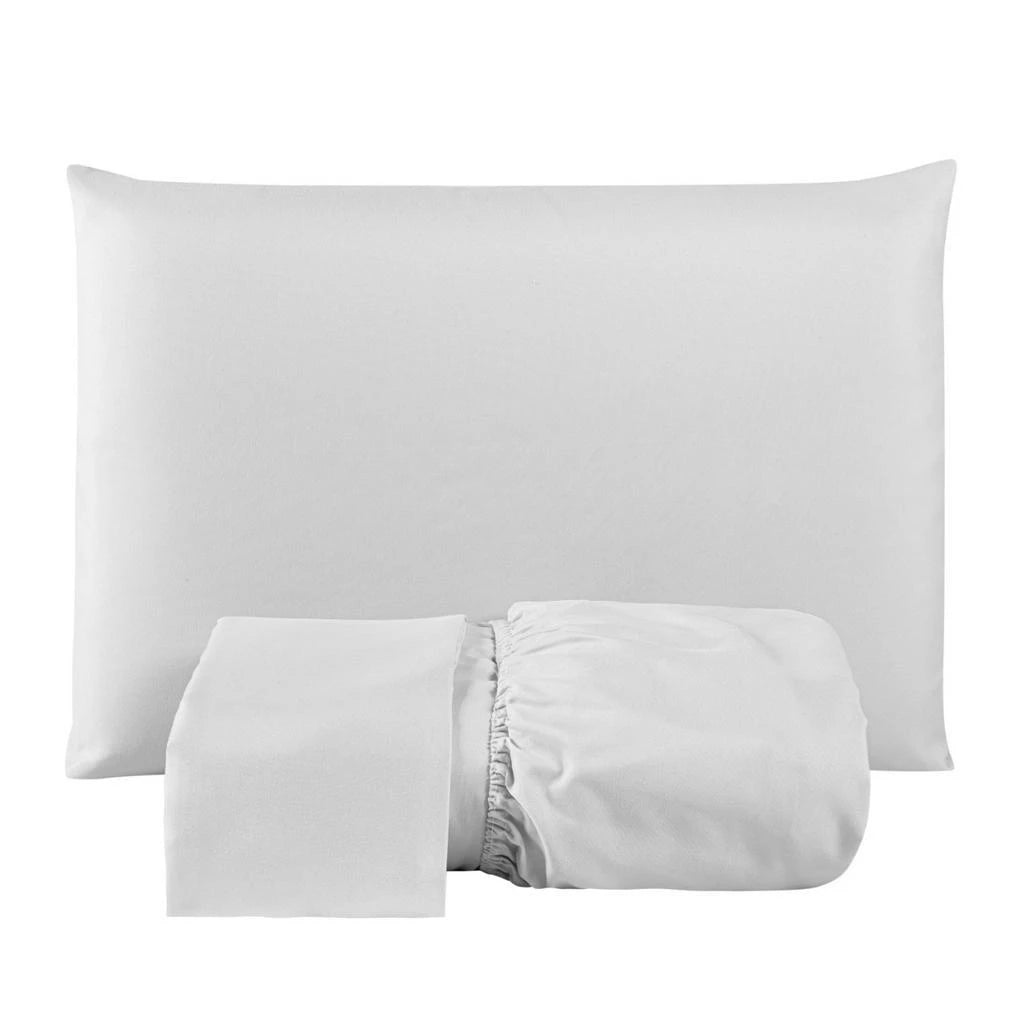 Jogo De Lençol Casal 3 Peças 200 Fios com Elástico Padrão Cama Box - Casa Stony