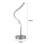 Luminária Abajur de Mesa Led Espiral