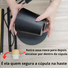 Luminária de Chão em Led Ajustável Hoffa