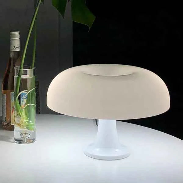 Luminária de Mesa Led Cogumelo Branco