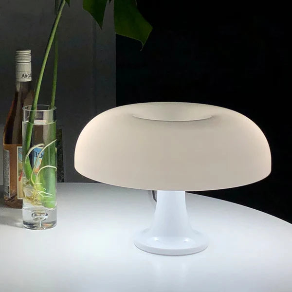 Luminária de Mesa Led Cogumelo Branco