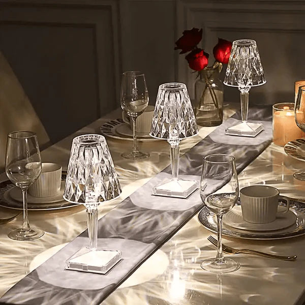 Luminária de Mesa em Led Cristal