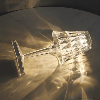 Luminária de Mesa em Led Cristal