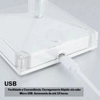 Luminária de Mesa em Led Cristal