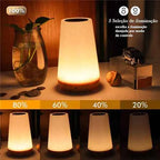 Luminária de Mesa em LED Portátil Recarregável