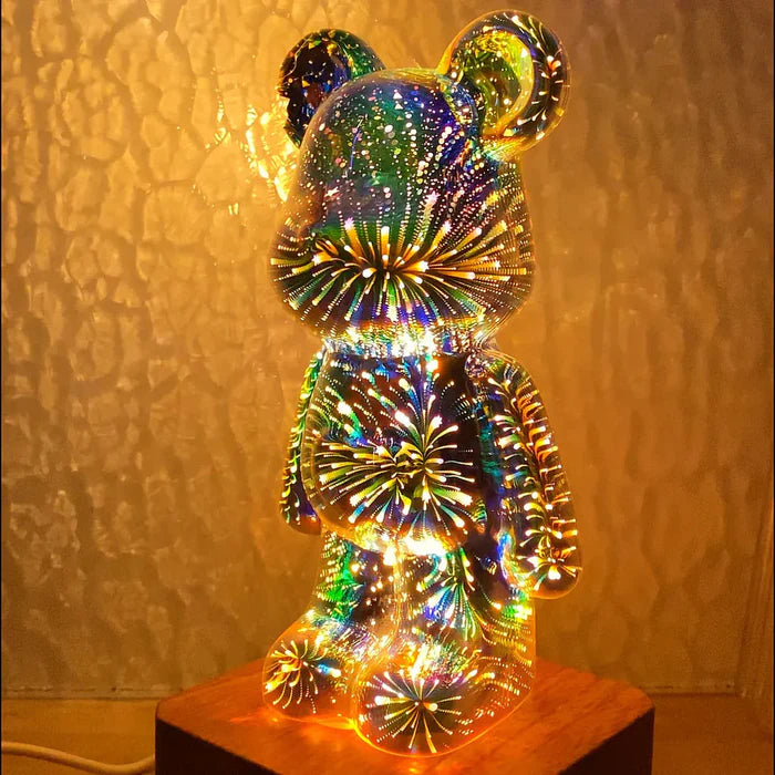 Luminária de Mesa Ursinho Firework - Casa Stony
