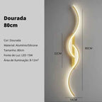 Luminária de Parede Arandela Onda Dupla
