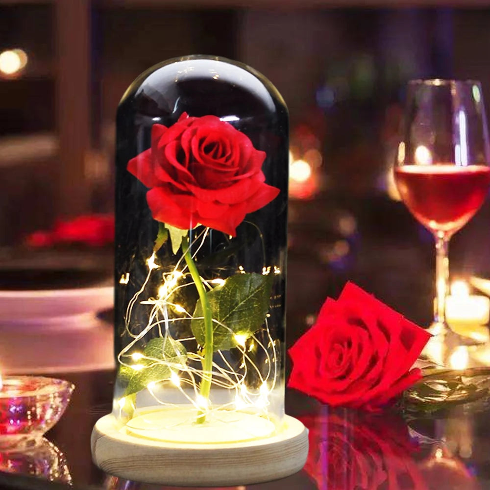 Luminária de Mesa Led Flor Eterna