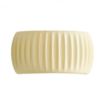 Luminária de parede moderna LED em resina estilo Art Déco na cor branca