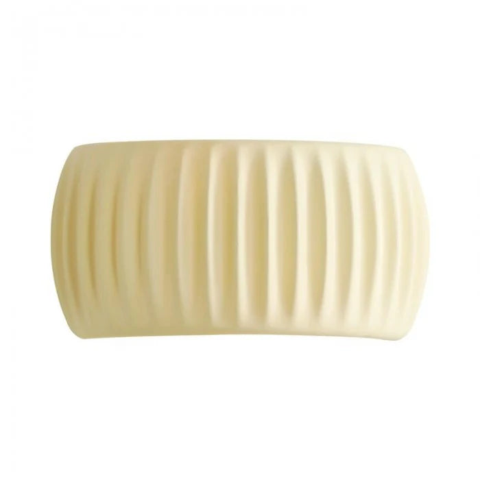 Luminária de parede moderna LED em resina estilo Art Déco na cor branca