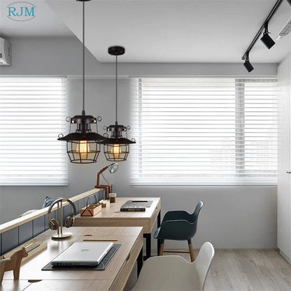 Luminária Pendente Retrô Industrial - Casa Stony