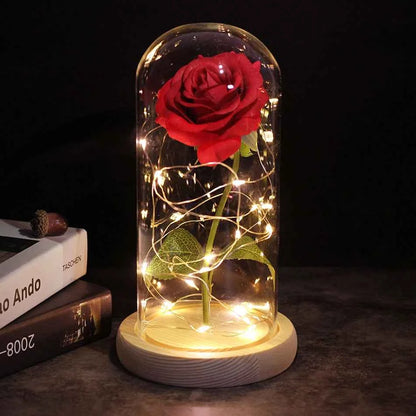 Luminária de Mesa Led Flor Eterna