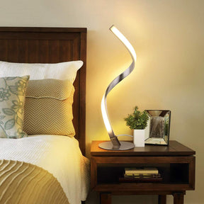 Luminária Abajur de Mesa Led Espiral