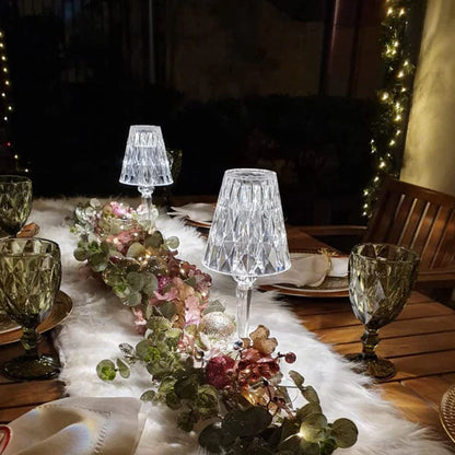 Luminária de Mesa em Led Cristal