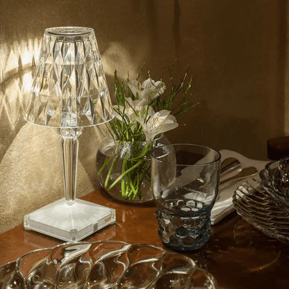 Luminária de Mesa em Led Cristal
