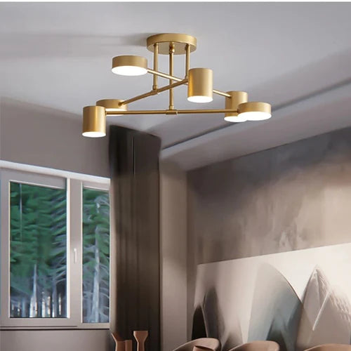 Lustre Luminária de Teto Led Triplo - Casa Stony