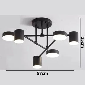 Lustre Luminária de Teto Led Triplo