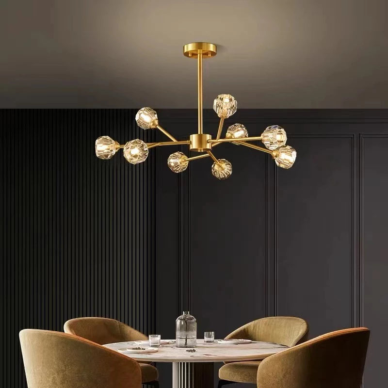 Lustre Pendente Cristal Sala de Jantar - Casa Stony