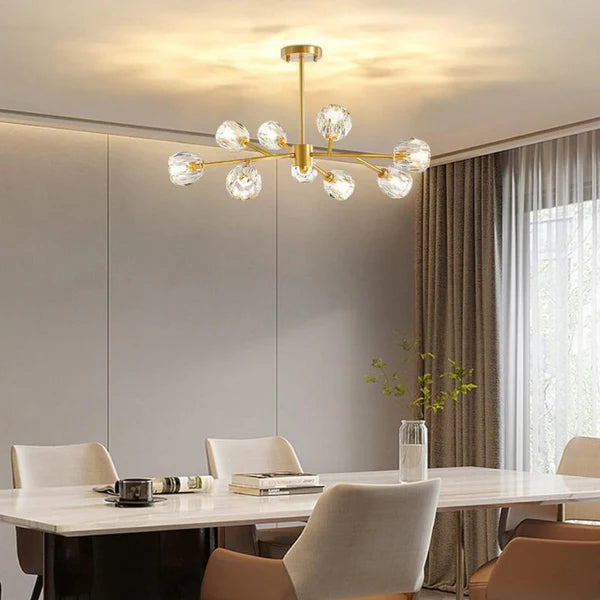 Lustre Pendente Cristal Sala de Jantar - Casa Stony