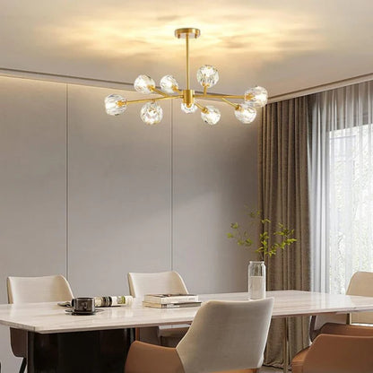 Lustre Pendente Cristal Sala de Jantar - Casa Stony